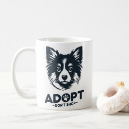 Caneca De Café Adopt don't shop 3