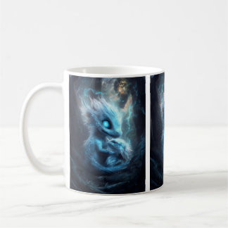Caneca De Café Adorable Bébé Dragon dans une Forêt Enchantée