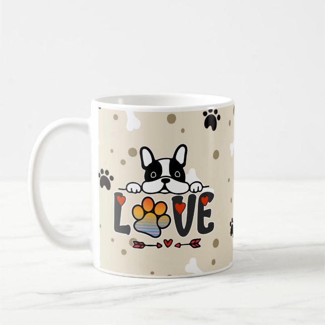Caneca De Café Adorable cut, dogs lover mugs (Esquerda)