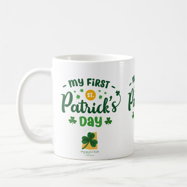 Caneca De Café Adorable My First St Patrick's Day Classic (Esquerda)