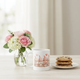 Caneca De Café Adorable Valentine Gnome LOVE Mug
