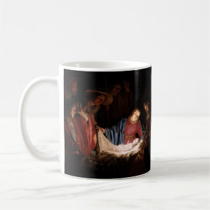 Caneca De Café Adoração dos Pastores por Gerard van Honthorst