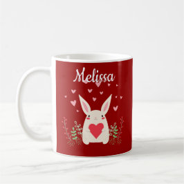 Caneca De Café Adorando Snuggly Kawaii Bunny Personalizado
