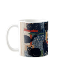 Adoráveis Gatos Pretos Japoneses Remendados