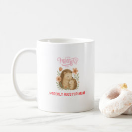 Caneca De Café Adorável Dia das Mãesouriço-Cacheiro
