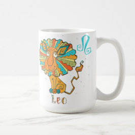 Caneca De Café Adorável Leo Lion
