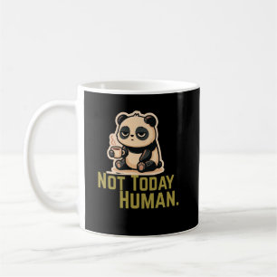 Caneca De Café Adorável Panda Cansado com Café   Relaxamento Fofo