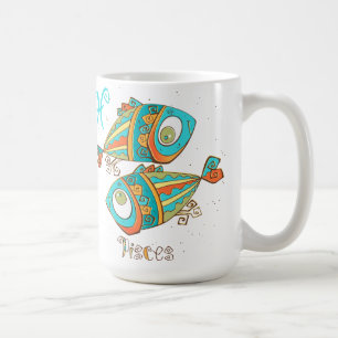 Caneca De Café Adorável Peixe de Peixes