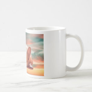 Caneca De Café Adorável Pintura em Aquarela de Bulldog Francês