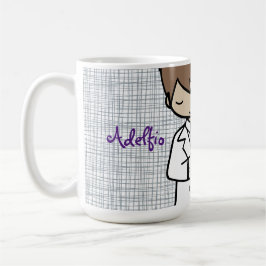 Caneca De Café Adorável Rapaz da Primeira Comunhão