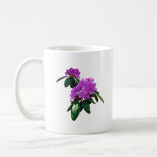 Caneca De Café Adorável Rhododendrons Rosa