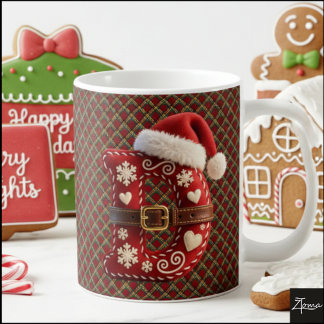Caneca De Café Adorno de Ouro Pastel Camadas Letra D