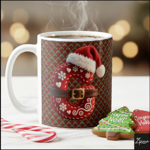 Caneca De Café Adorno de Ouro Pastel Camadas Letra G
