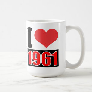 Caneca De Café Adoro 1961 - Mugs