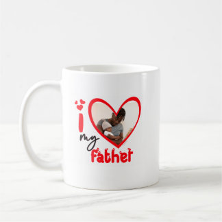 Caneca De Café Adoro A Foto Do Meu Pai, Gift Clássico Mug, 11 oz