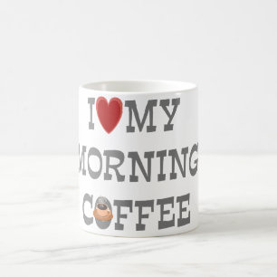 Caneca De Café Adoro A Minha Manhã De Café