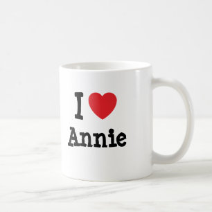 Caneca De Café Adoro Annie Heart-Shirt