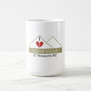 Caneca De Café Adoro Asheville e Western NC