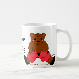 Caneca De Café Adoro Boxing