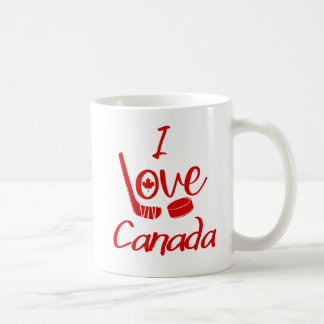 Caneca De Café Adoro canadense Hockey Mug