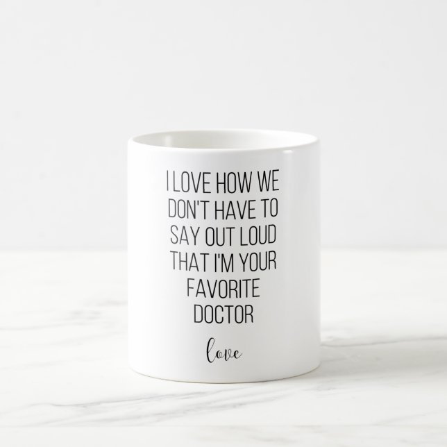 Caneca De Café Adoro como não temos que dizer alto que sou (Centro)