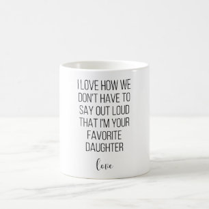 Caneca De Café Adoro como não temos que dizer alto que sou