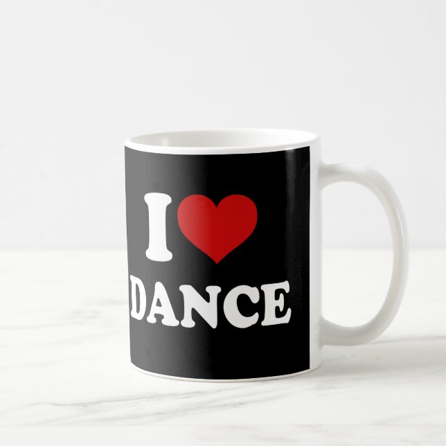 Caneca De Café Adoro dança (Direita)