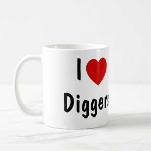 Caneca De Café Adoro Diggers