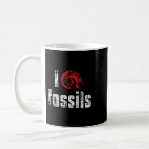 Caneca De Café Adoro Fósseis, Geólogo Caçador Fóssil