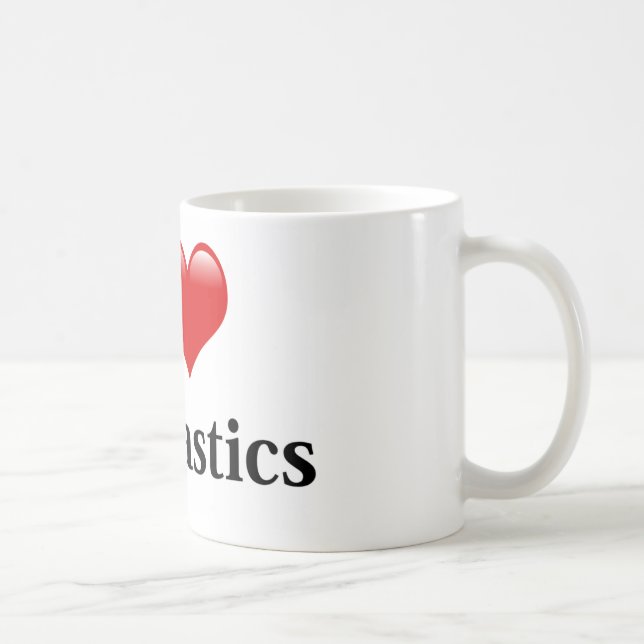 Caneca De Café Adoro ginástica (Direita)