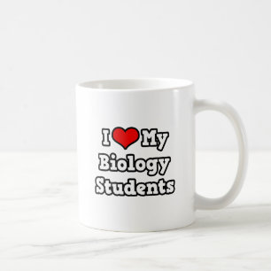 Caneca De Café Adoro Meus Estudantes De Biologia