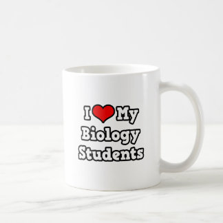 Caneca De Café Adoro Meus Estudantes De Biologia