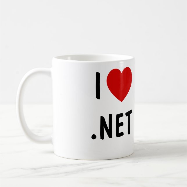 Caneca De Café Adoro .NET (Esquerda)