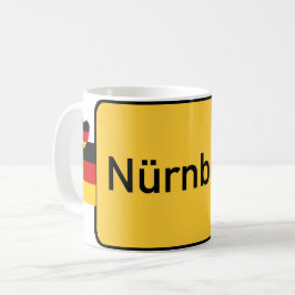 Caneca De Café Adoro Nürnberg - Alemanha de Nuremberg