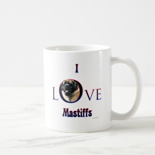 Caneca De Café Adoro o damasco dos mastigos