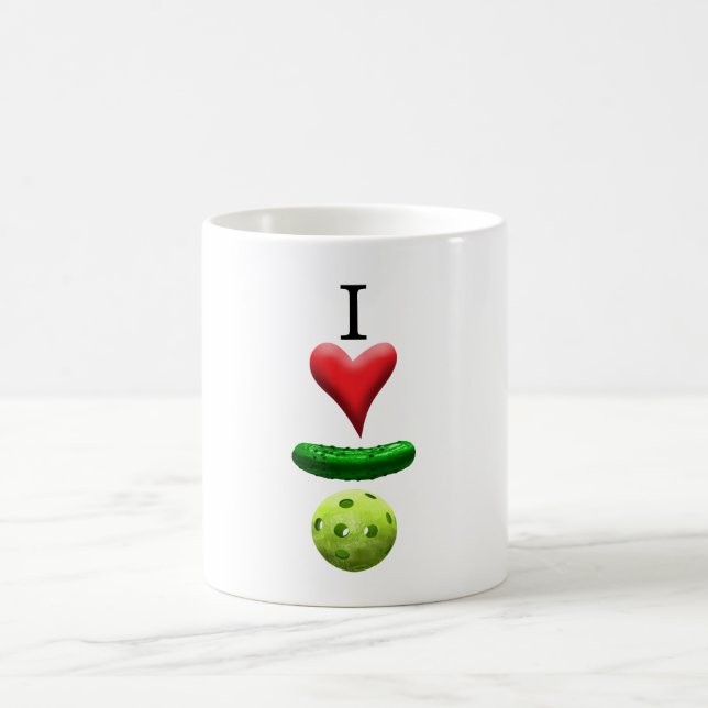 Caneca De Café Adoro Pickleball (Centro)