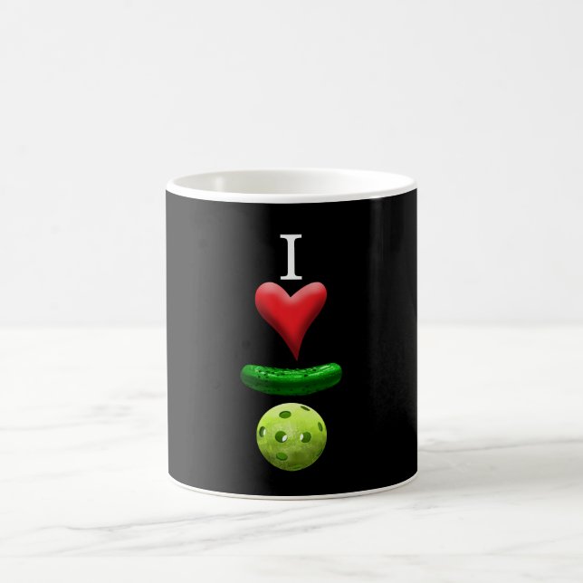 Caneca De Café Adoro Pickleball - Preto (Centro)