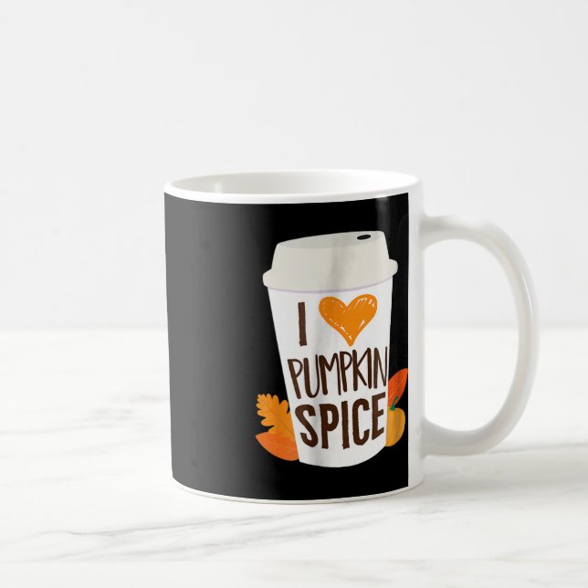 Caneca De Café Adoro Pumpkin Spice Café Autumn Fall Season PS (Direita)
