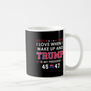 Caneca De Café Adoro Quando Acordar De Manhã Donald Trump