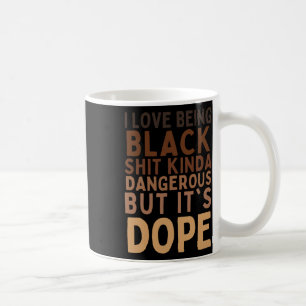 Caneca De Café Adoro ser negro, meio perigoso, mas é o Dr.