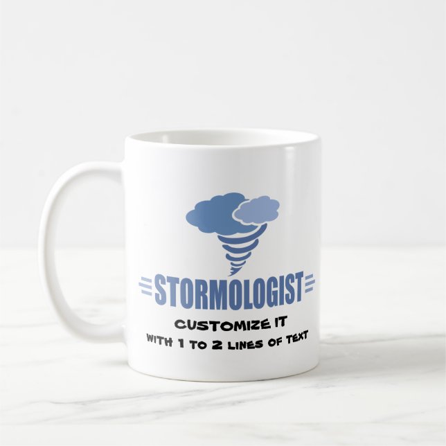 Caneca De Café Adoro Tempestades (Esquerda)