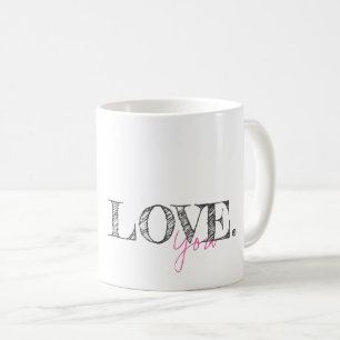 Caneca De Café ADORO Típica Moderna Diversão do Casal da Mãe