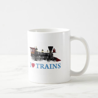 Caneca De Café Adoro Trens