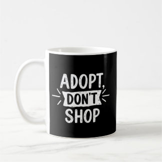 Caneca De Café Adotar um Prateleiro | Mug de Suporte de Emergênci