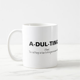 Caneca De Café Adultice Humorística