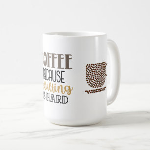 Caneca De Café Adulto da Tipografia do Café Divertido
