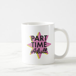 Caneca De Café Adulto em meio período