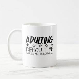 Caneca De Café Adultos Dificuldade em AF Mug