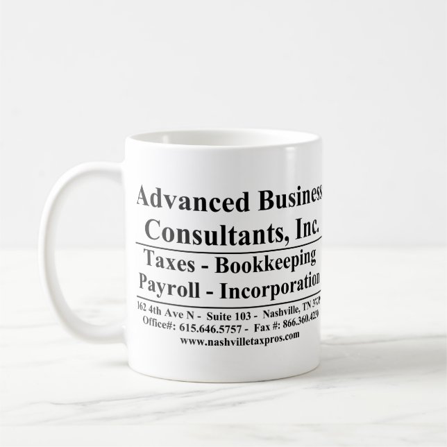 Caneca De Café Advanced Business (Esquerda)