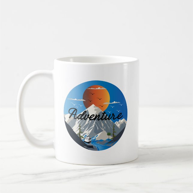 Caneca De Café Adventure (Esquerda)